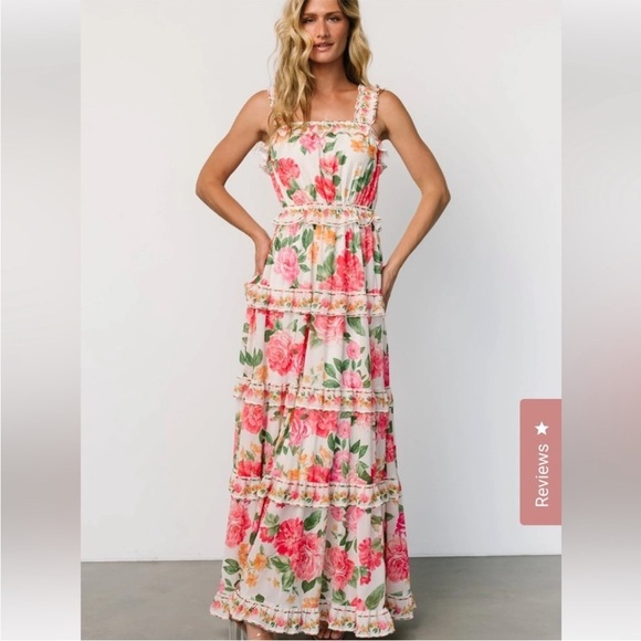 Baltic Born Dresses & Skirts - NWT Baltic Born Julieta Tiered Maxi Dress Floral M